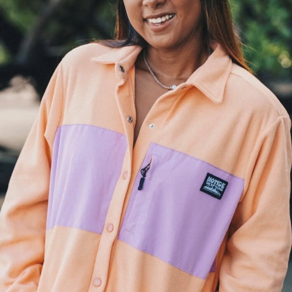 Notice the Reckless Coastal Calling Fleece Shirt